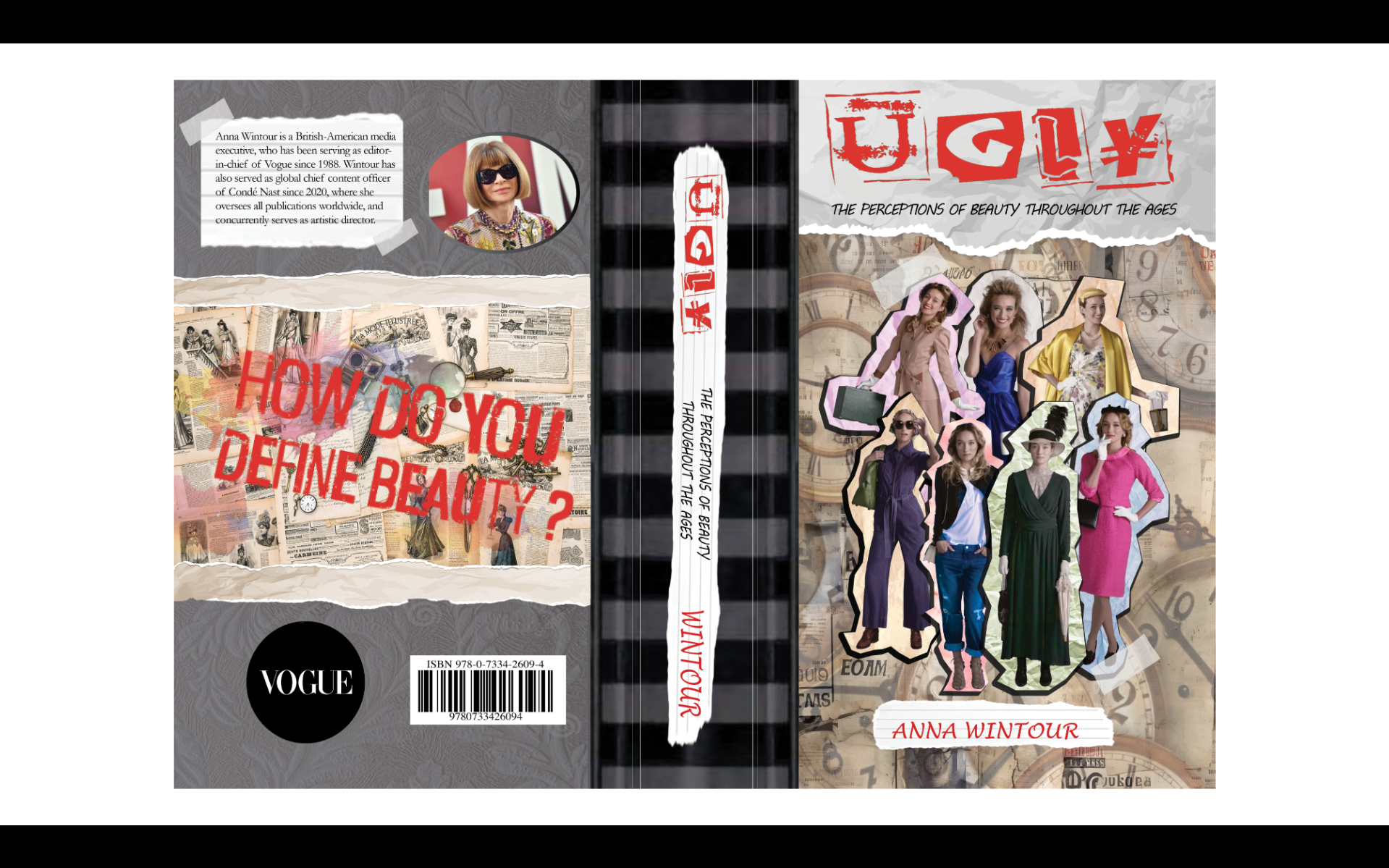 'UGLY' Book Front and Back  Cover